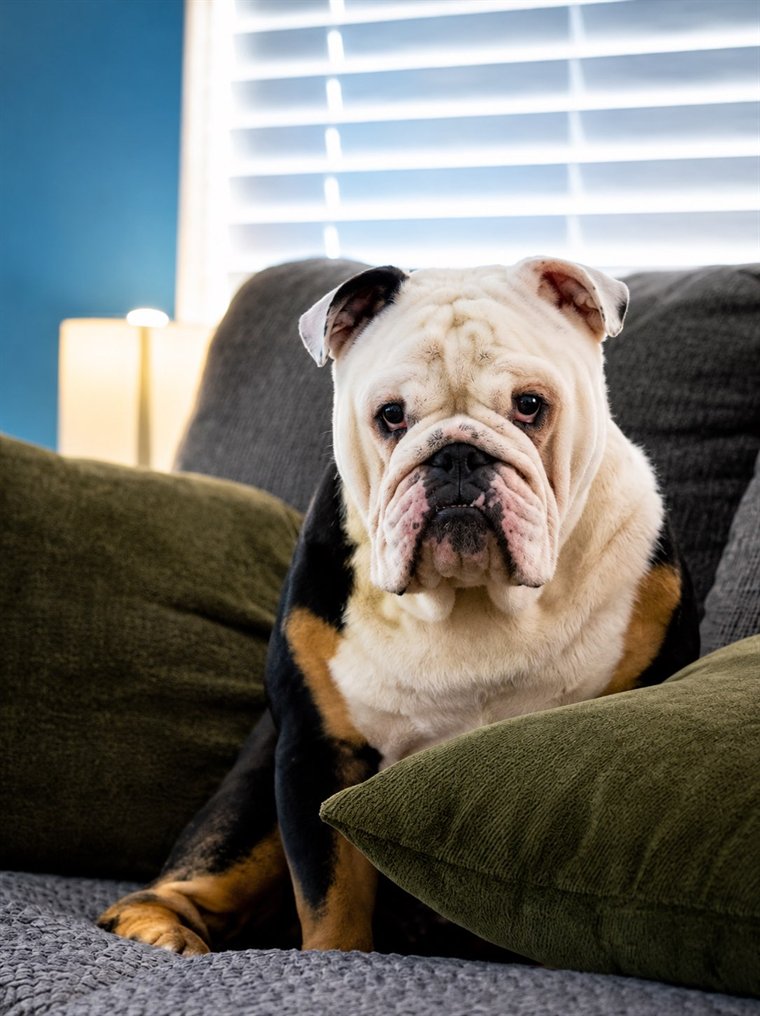Thor the bulldog